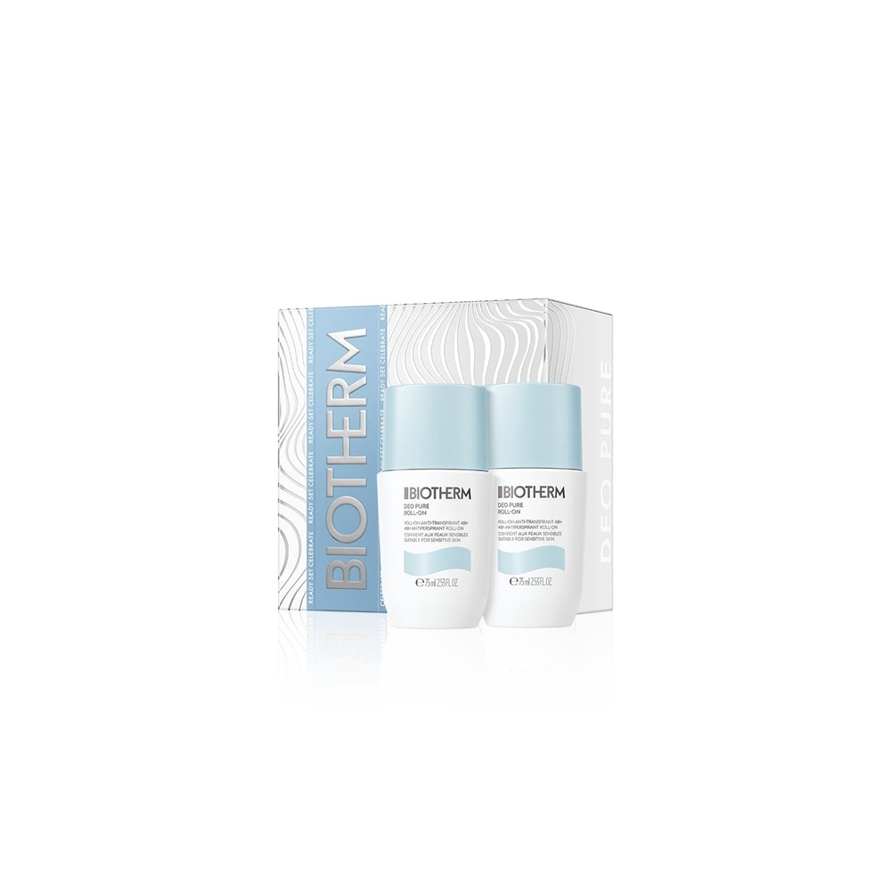 Set Deodorant roll-on antiperspirant Deo Pure, 75 ml x 2, Biotherm