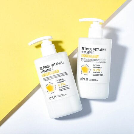 Lotiune de corp pentru fermitate si elasticitate cu retinol, vitamina C si vitamina E, 300 ml, Aplb 682857