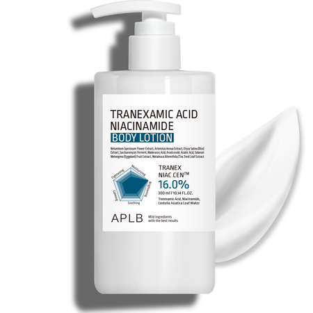 Lotiune de corp cu Acid Tranexamic si Niacinamide, 300 ml, Aplb