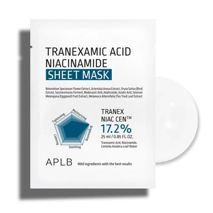Masca tip servetel cu Acid Tranexamic si Niacinamide, 25 ml, Aplb