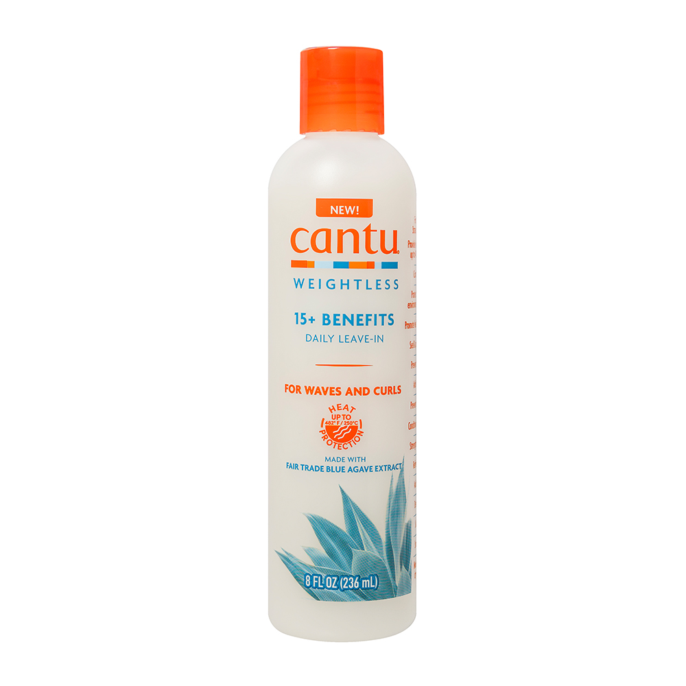 Crema leave-in pentru par cu protectie termica Weightless 15+ Benefits, 236 ml, Cantu