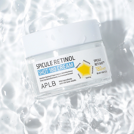 Crema anti-age cu micro spicule de retinol, Spicule Retinol Shot 180, 55 ml, Aplb 682941