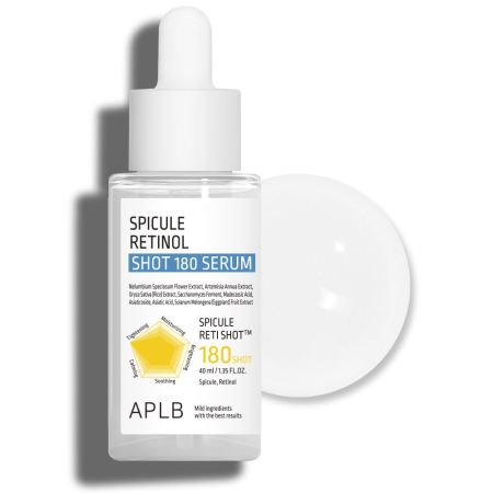 Ser anti-age cu micro spicule de retinol, Spicule Retinol Shot 180, 40 ml, Aplb 682953