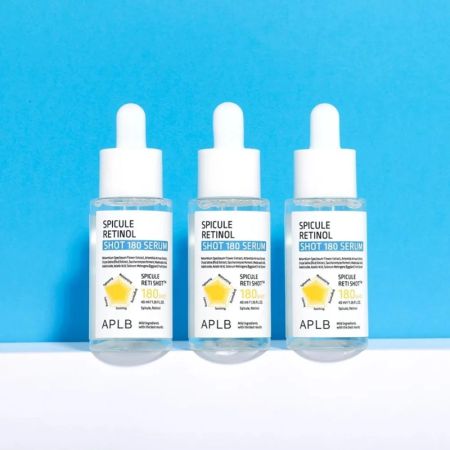 Ser anti-age cu micro spicule de retinol, Spicule Retinol Shot 180, 40 ml, Aplb 682955
