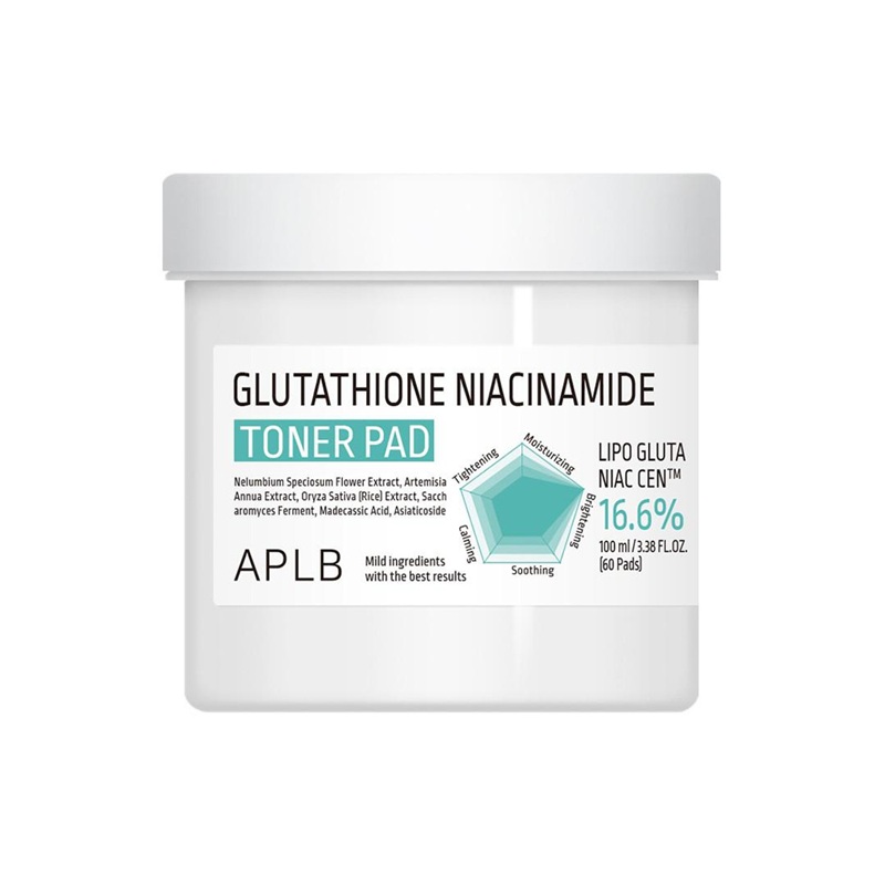 Dischete imbibate cu Glutathione si Niacinamide, 100 ml, Aplb