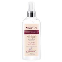 Apa micelara cu argila Mineralactiv, 150 ml, AslaVital