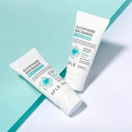 Crema de fata cu factor de protectie SPF 50+ PA++++ cu Glutathione si Niacinamide, 40 ml, Aplb 683048