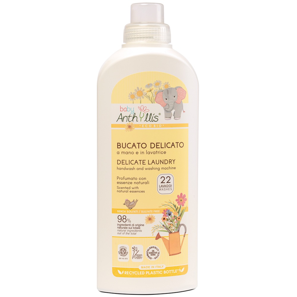 Detergent lichid ECO pentru rufe bebelusi, 1000 ml, Baby Anthyllis