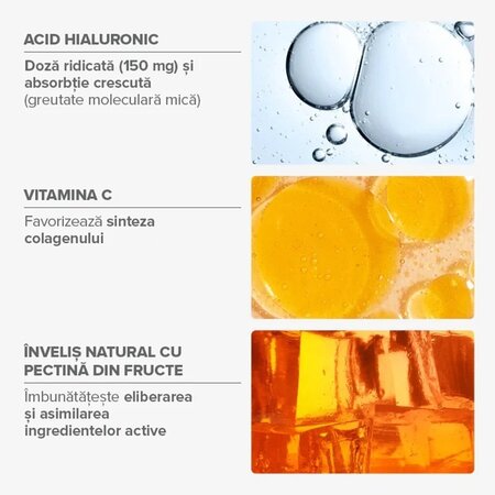 Jeleuri cu Acid hialuronic, 42 bucati, Mium Lab 683058