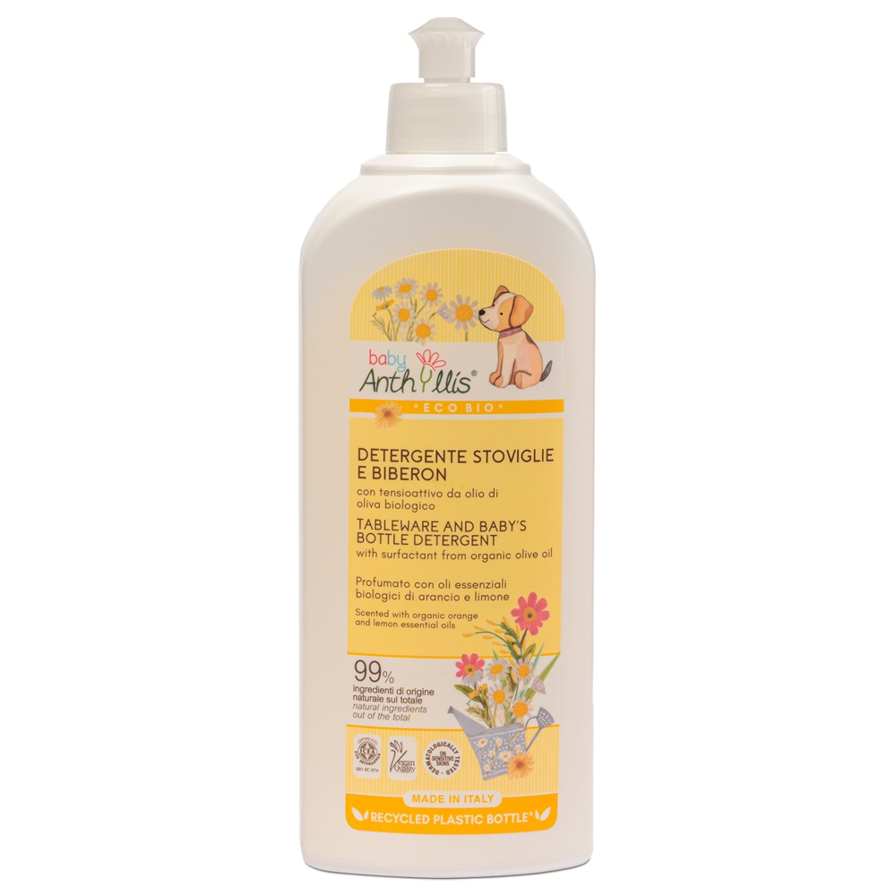 Detergent solutie Eco pentru vesela, biberoane si tetine, 500 ml, Baby Anthyllis