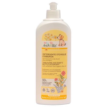 Detergent solutie Eco pentru vesela, biberoane si tetine, 500 ml, Baby Anthyllis