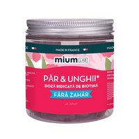 Jeleuri cu vitamine par si unghii, 42 bucati, Mium Lab