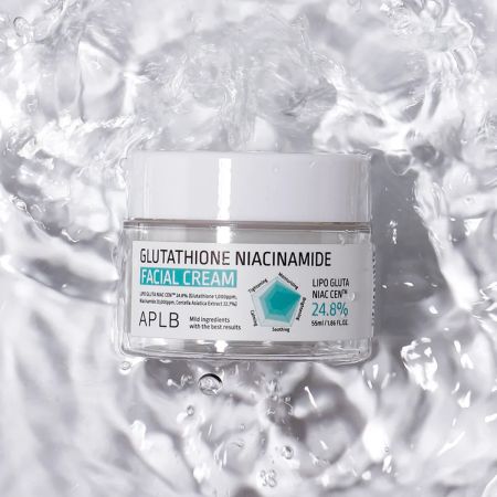 Crema hidratanta cu Glutathione si Niacinamide, 55 ml, Aplb 683120