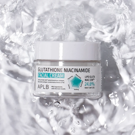 Crema hidratanta cu Glutathione si Niacinamide, 55 ml, Aplb 683120