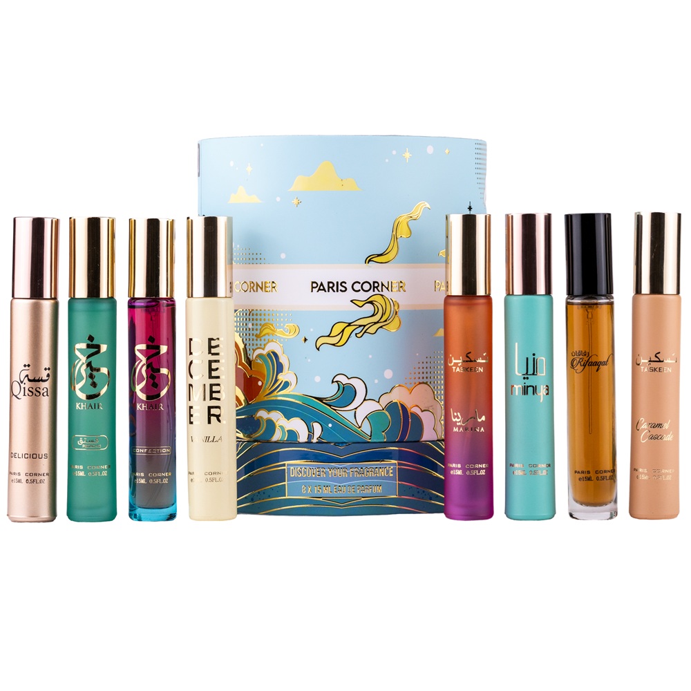 Pachet parfumuri Discover Your Fragrance, 8 x 15 ml, Paris Corner