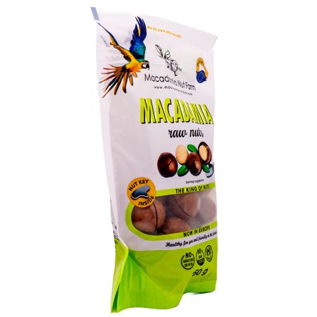 Nuci de macadamia crude in coaja, 150 g, Macadamia Nut Farm 683151
