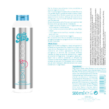 Sampon pentru bucle, 500 ml, Cielo Alto 683222
