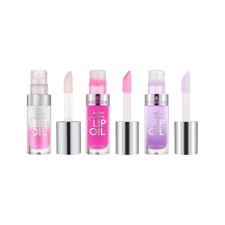 Set Ulei de buze 01 Kiss From A Rose, 4 ml + Ulei de buze 106 Lilac You A Lot, 4 ml + Ulei de buze 105 Flamingo Babe, 4 ml, Essence 683315