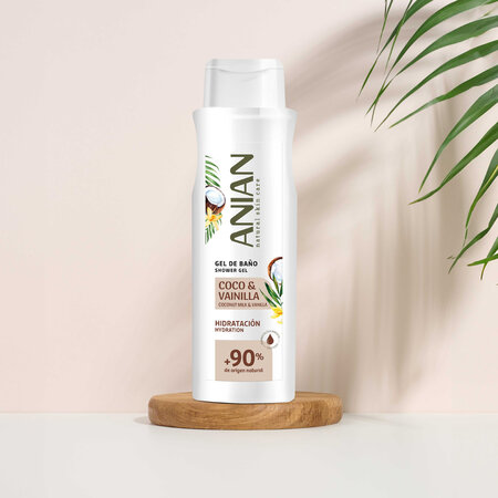 Gel de dus cu extract de cocos si vanilie, 750 ml, Anian 683403