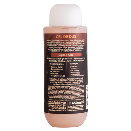 Gel de dus Sugar & Rum, 450 ml, Cashmere Aroma 683425