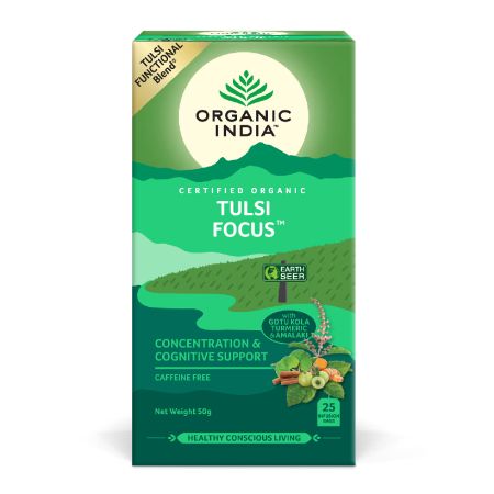 Ceai tulsi bio cu menta, 25 plicuri, Organic India