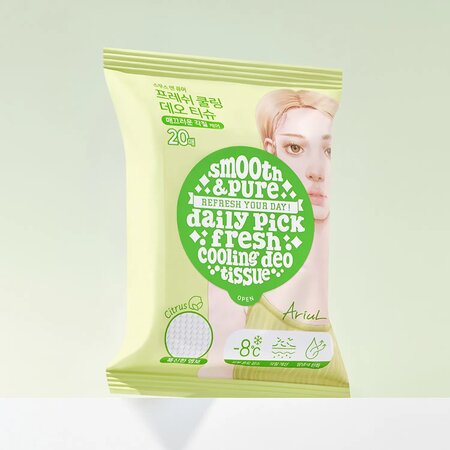 Servetele deodorante Citrus Smooth & Pure Fresh Cooling, 20 bucati, Ariul 710978
