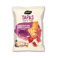 Snacks cu aroma de sunca si rosii Tapas, 80 g, Grefusa