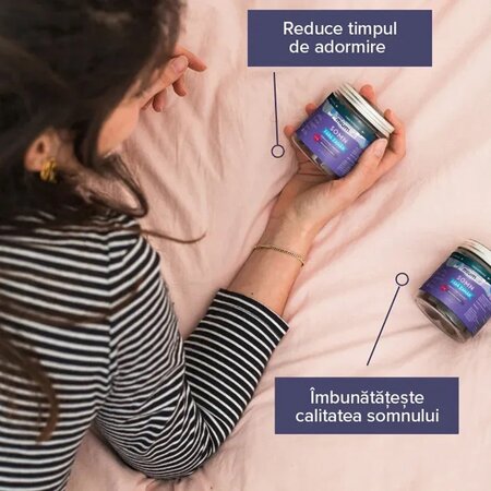 Jeleuri cu melatonina si extracte din plante Somn, 42 bucati, Mium Lab 683856