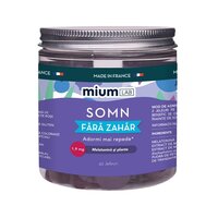 Jeleuri cu melatonina si extracte din plante Somn, 42 bucati, Mium Lab