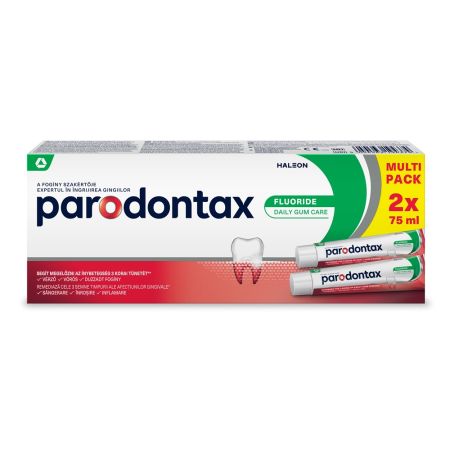 Pachet Pasta de dinti Fluoride Parodontax, 75 + 75 ml, Gsk