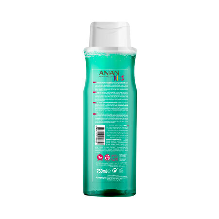 Gel de dus cu multifructe pentru copii Kids, 750 ml, Anian 683746