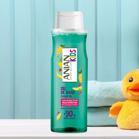 Gel de dus cu multifructe pentru copii Kids, 750 ml, Anian 683747