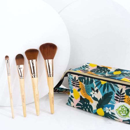 Set pensule pentru machiaj So Eco Natural, 4 bucati, Brushworks 683764