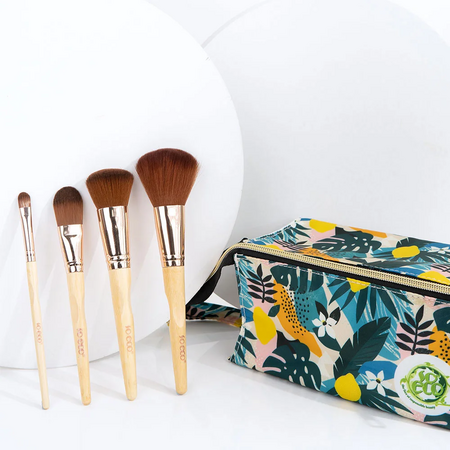 Set pensule pentru machiaj So Eco Natural, 4 bucati, Brushworks 683764