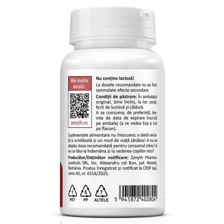 Lactoferina, 200 mg, 30 capsule, Zenyth 683816
