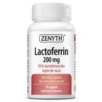 Lactoferina, 200 mg, 30 capsule, Zenyth
