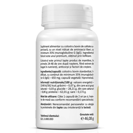 Colostru, 650 mg, 60 capsule, Zenyth 683822