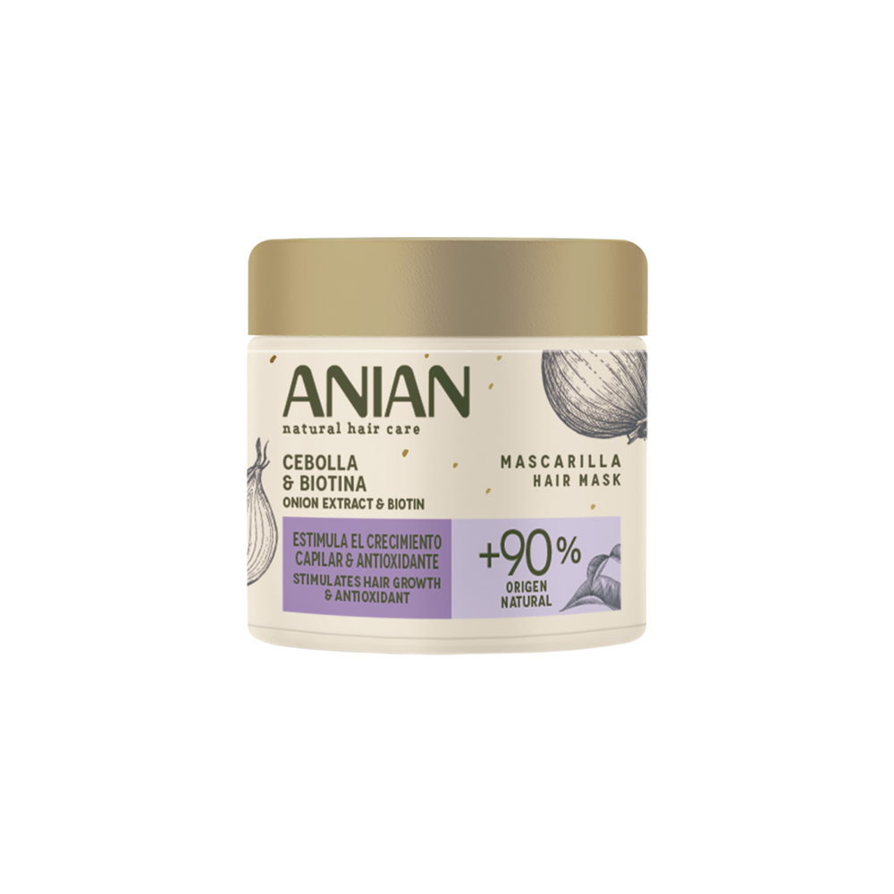 Masca pentru par fragil cu extract de ceapa si biotina, 350 ml, Anian