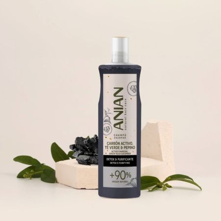 Sampon purificator pentru par gras, 400 ml, Anian 683834