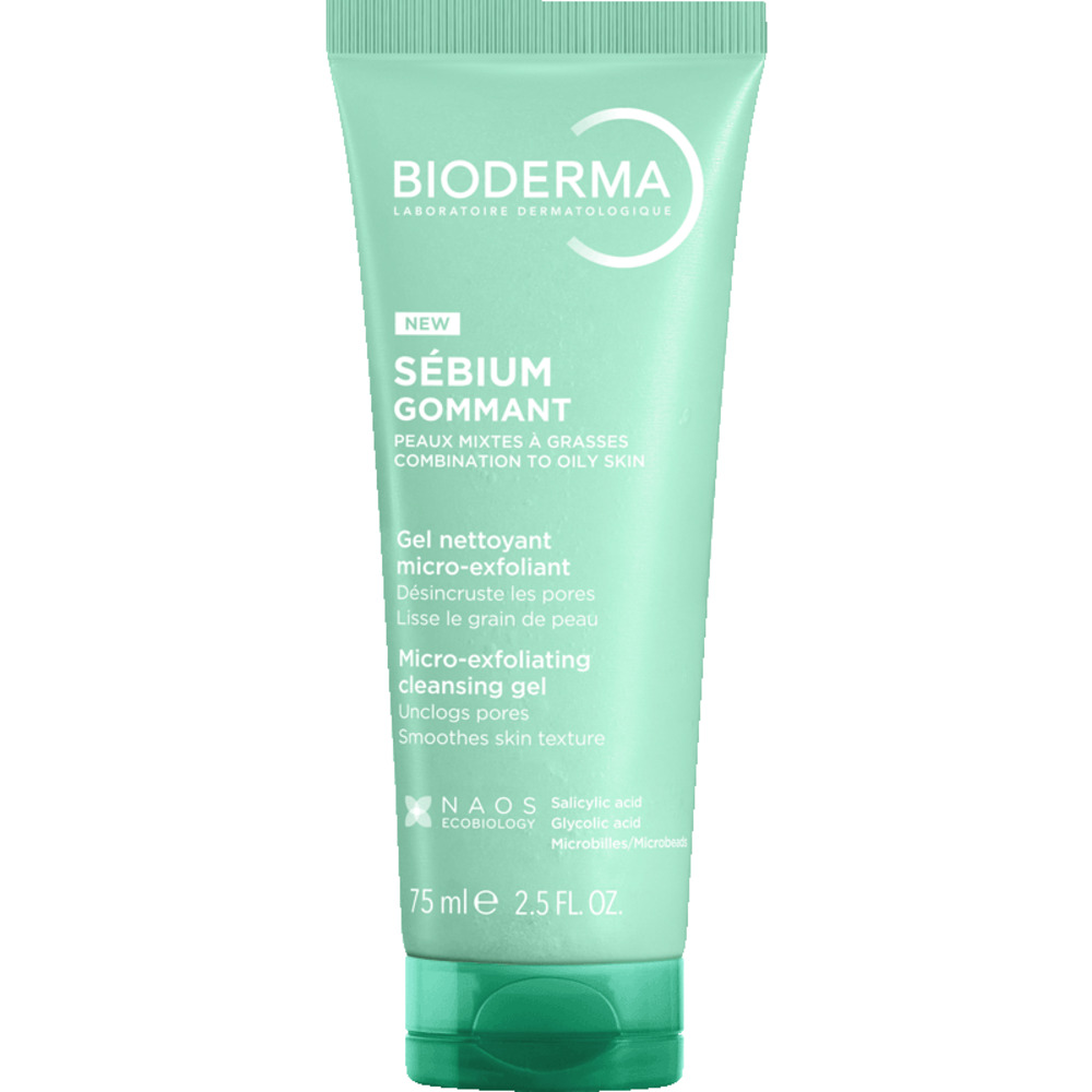 Gel exfoliant Sebium, 75 ml, Bioderma