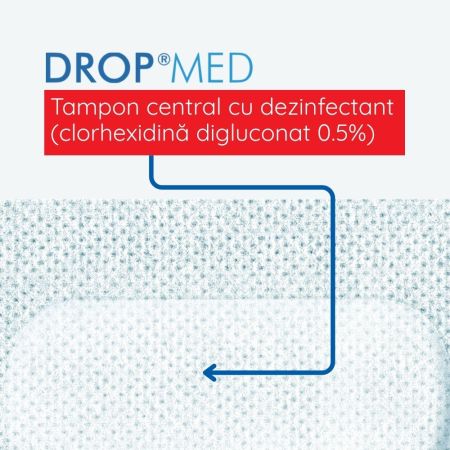 Pansament postoperator Drop Med, 10.5 x 15 cm, 5 bucati, Pietrasanta Pharma 667986