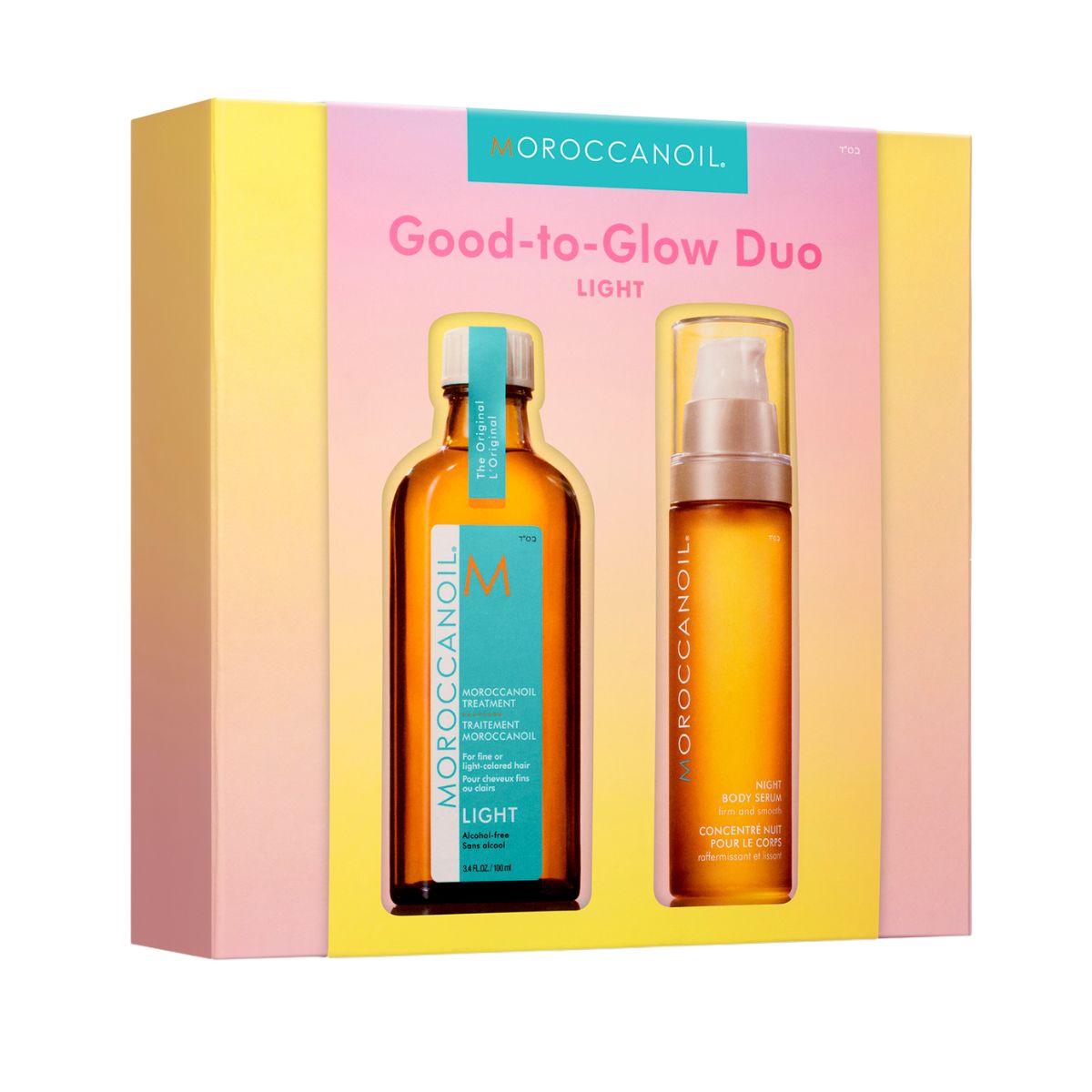 Set de par si corp  Good To Glow Duo Light 100ml+50ml, Moroccanoil