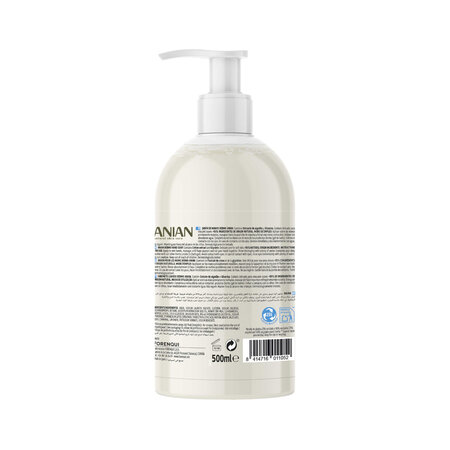 Sapun lichid cu extract de bumbac si glicerina, 500 ml, Anian 683905