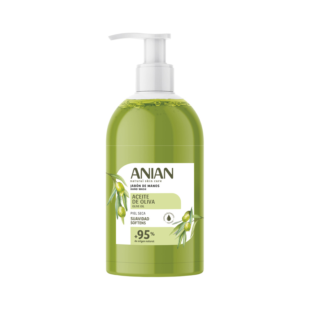 Sapun lichid cu extract de ulei de masline si glicerina, 500 ml, Anian