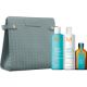 Set Sampon 250ml, Balsam 250ml, Ulei Tratament 50ml + pompita Hydration, Moroccanoil 683961