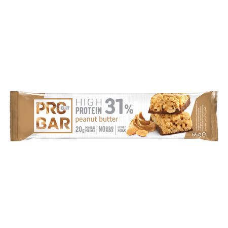 Baton proteic cu capsuni si ciocolata cu lapte High Protein ProBar, 67 g, EliT