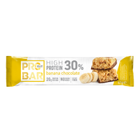 Baton proteic cu banana si ciocolata cu lapte High Protein ProBar, 67 g, EliT