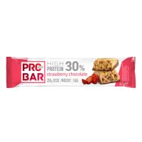 Baton proteic cu capsuni si ciocolata cu lapte High Protein ProBar, 67 g, EliT