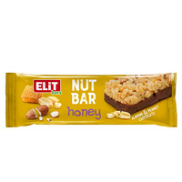 Baton de cereale cu miere si ciocolata cu lapte NutBar, 40 g, EliT