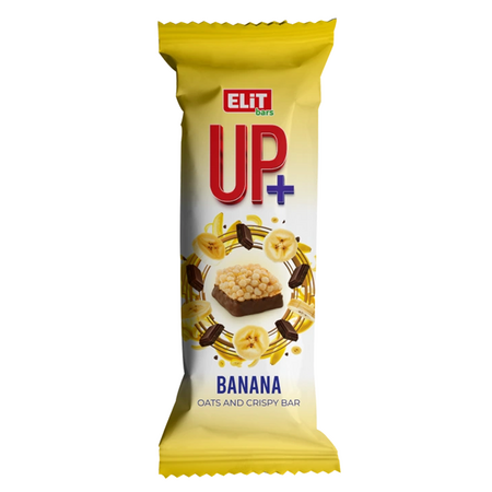 Baton cu ovaz si mere Up+ Bar, 22 g, EliT